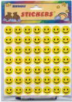 Reusable Smiley Stickers